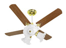 Ventilador De Teto New Zeta Venti-Delta Latonado 4 Pás MDF + Controle