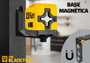 Nível A Laser Verde Esquadro Prumo Profissional 20 Metros 2 Linhas Bnl200 The Black Tools