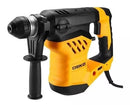 Martelete eletropneumático Deko preto e amarelo frequência de 60Hz com 1600W de potência 127V
